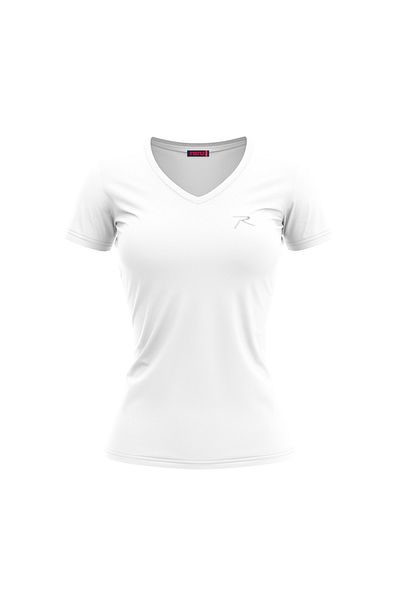 raru Γυναικείο βαμβακερό μπλουζάκι MULIER WHITE