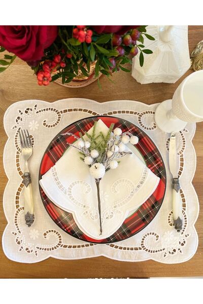 Tunesi Home Beyaziş Servis Peçetesi 4 Adet