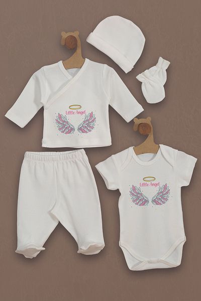 Homamia 5-Piece 100% Organic Hospital Exit Angel Set