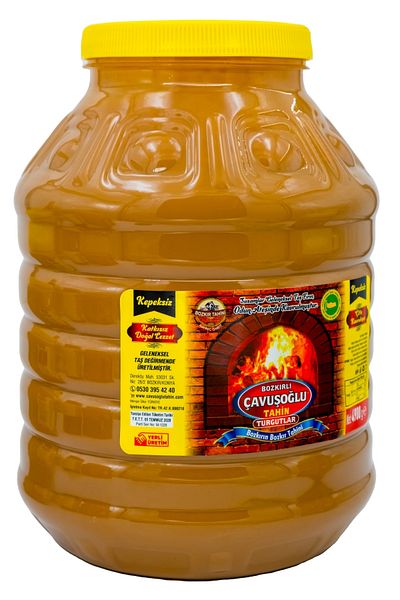 Bozkırlı Çavuşoğlu Bran-Free Steppe Tahini in Wood Fire 4900g