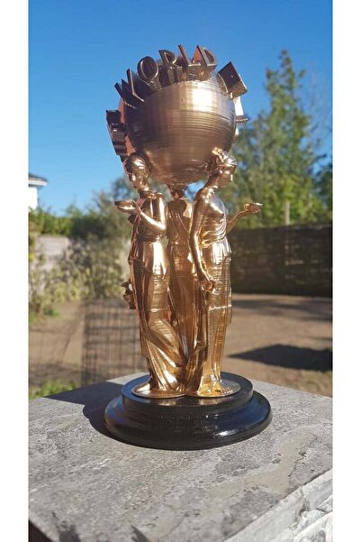 Cypnova Scarface The World Is Yours Heykel – Altın Renk, Dekoratif Masaüstü Obje