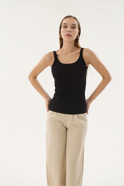 Sevim 16155 Women's - Fitted Thin Strap T-Shirt