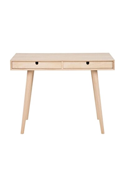 Wildwood atolye Ahşap çift çekmeceli vintage çalışma masası