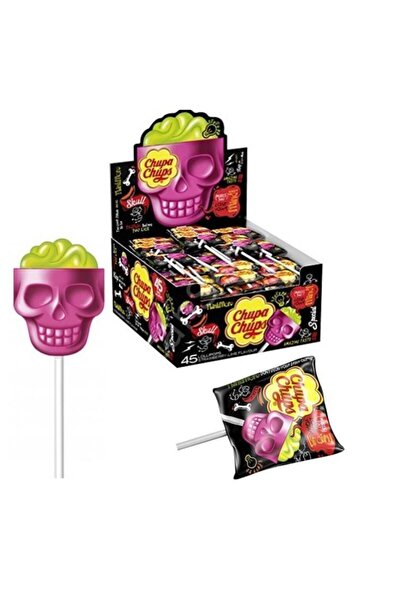 Chupa Chups 3d Skull Şekerleme 25 Adet 15g