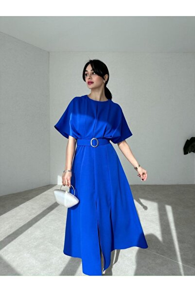 Afiş Butik Midi hosszúságú öv részletes ruha