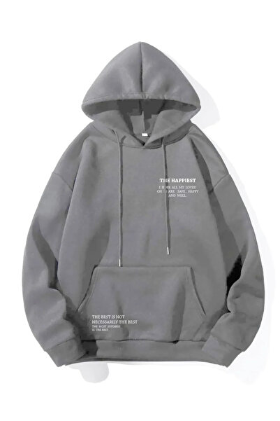 CAST COLLECTİON Hanorac unisex Happiest Smoked