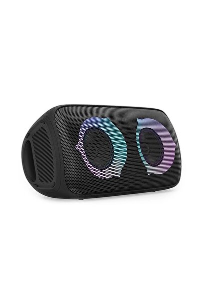 ROSSTECH Soundparty Boom Plus 3000 Party Hoparlörü 80W Süper Bass Çift Mikrofonlu Tws Fonksiyon Rgb