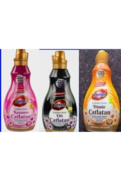 Vatan Konsantre Çamaşır Yumuşatıcı 1.440 Ml. Çatlatan Seri Elti Kaynana Dünür...