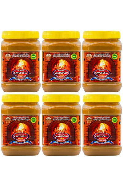 Bozkırlı Çavuşoğlu Wood Fire Steppe Tahini with Bran 6 Pack