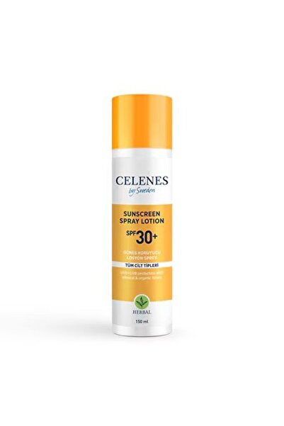 Celenes Herbal Güneş Koruyucu Losyon Sprey Spf30+ 150 ml