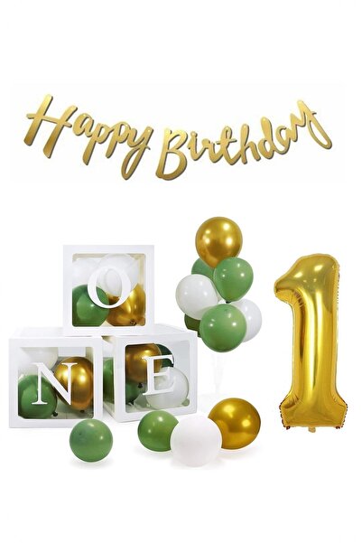 BİDOLUMUTLULUK 1 Yaş Doğum Günü Konsepti One Happy Bırthday