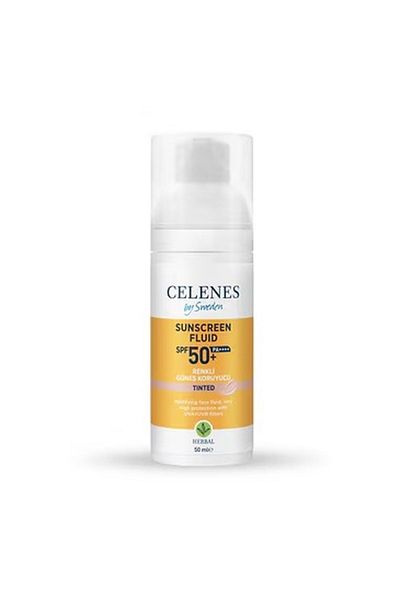 Celenes 50 ml Herbal Colored Sunscreen - Dry Touch 50 SPF