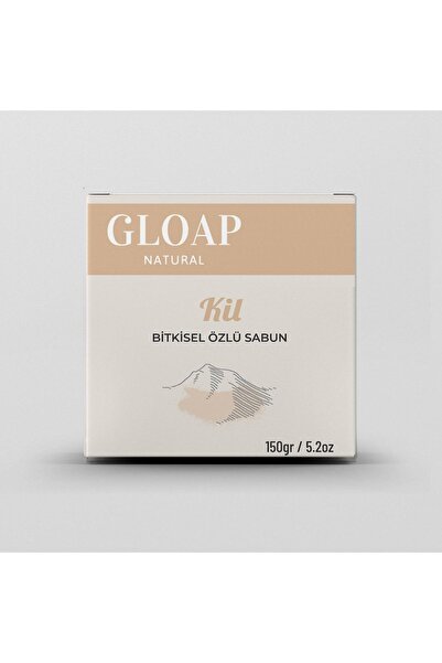 GLOAP Natural Kil Doğal Bitkisel Özlü Katı Sabun -150 Gr