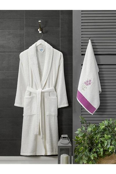 eco concept Single Embroidered Robe Set, Men's Robe, Robe Set, Robe, Dowry Set, Dowry Box