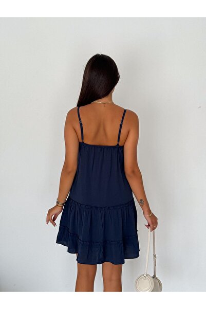 Noa Noa Καλοκαιρινό γυναικείο φόρεμα με κορδόνι με λουράκι