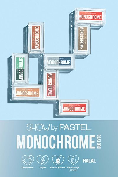 Pastel Pastel Monochrome Duo Eyes - Double Eyeshadow Palette 22 Mocha Latte