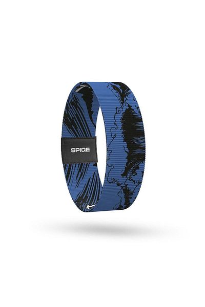 SPIQE Ride The Wave - Recycled Unisex Elastic Printed Bracelet and Reminder Card