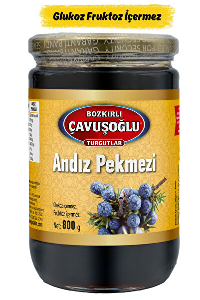 Bozkırlı Çavuşoğlu Andız Pekmezi 800g Cam Kavanoz