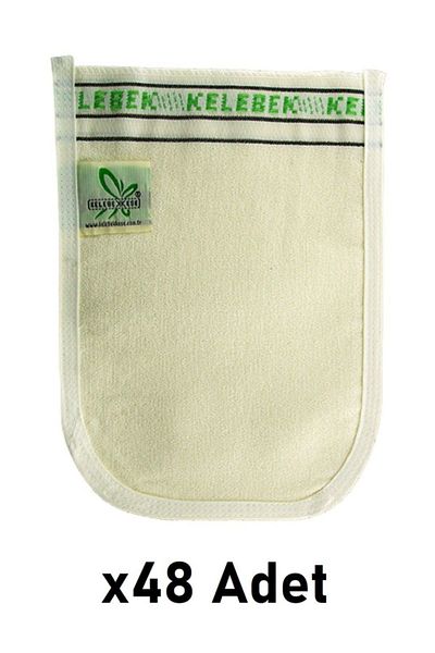 Kelebek Kese Extra Thick White Bath Bath Bladder 48 Pieces