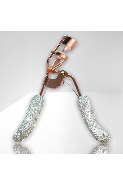 EDA LUXURY BEAUTY 360 °   Diamond 3D Crystal Rhinestone - Special Makeup Eyelash and Curler Makeup Crystal Eyelash Curler