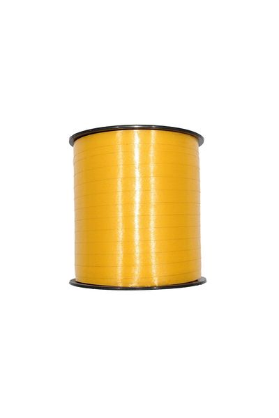 roco paper Πολύχρωμο χαρτί Raffia - Πακέτο δώρου και κορδέλα διακόσμησης, 200 M - 8 mm, κίτρινο