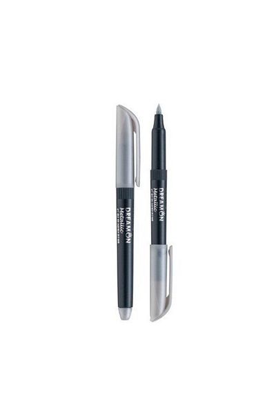 roco paper Metalic Brush Tip Pen - Silver