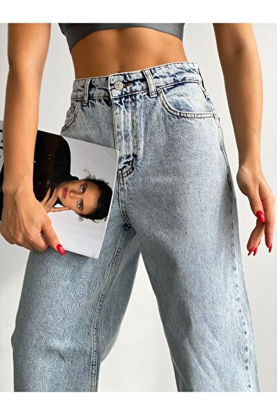 DENİKK Trend Wide Leg - Light Snow Wash Baggy Jeans