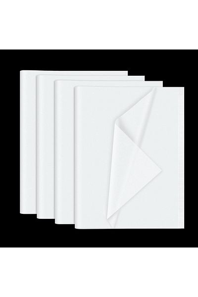 roco paper 100 Pieces White Plush Paper - 20x30 Cm A4