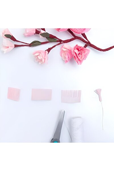 roco paper Italyan Krapon Kağıdı No:361 - Pudra Pembe - Powder Pink 90 Gr. 50x150 Cm