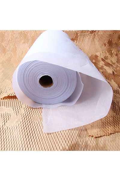 roco paper ورق قطيفة أبيض - 30 سم × 150 متر، 18 جم/م لفة واقية
