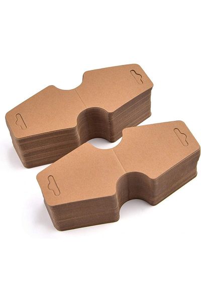 roco paper Kraft Jewelry Necklace & Bracelet Cards - Jewelry Hanging Card 100Pcs 9 X 4cm