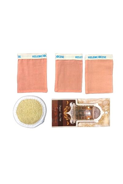 Bora Yüz Kabak Lifi (1 Adet) Kelebek Ipek Yüz Kesesi (3 Adet)