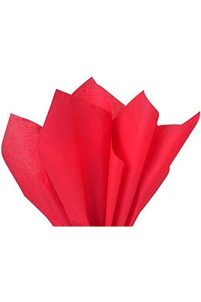 roco paper ورق قطيفة - 20x30 سم A4 - 100 قطعة لون أحمر