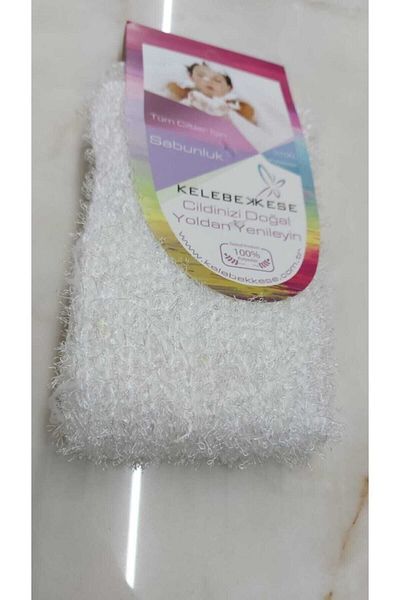 Kelebek Kese Gonca Soap Dish White