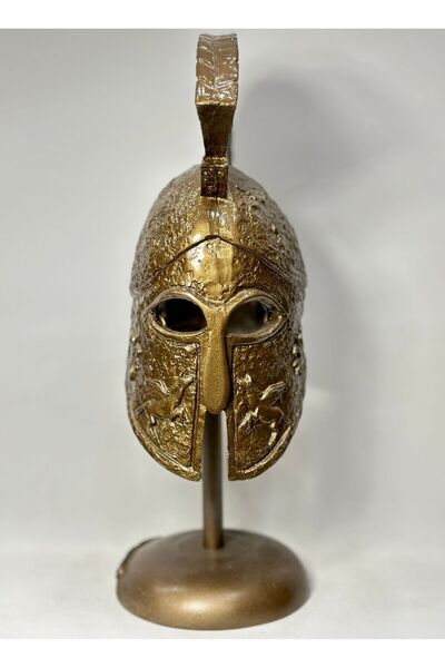 GİTTİGİTTİ Büyük Boy Miğfer Biblo Bronz