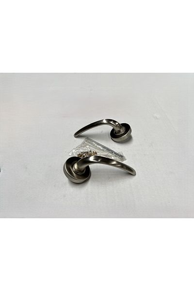 HOMDEP Aluminum Crane Model Door Handle with Rosette - 1 Set