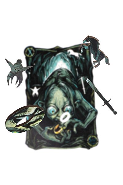 WoodSpan Gollum - Lord Of The Rings (YÜZÜKLERİN EFENDİSİ) Figürlü Ahşap Yapbo...