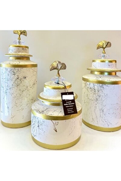 GİTTİGİTTİ ŞAH-135120 3'LÜ ŞAH KÜP KREM MERMER