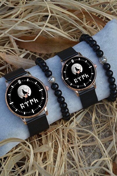 STONY Çift Saatleri Sevgili Saatleri Bozkurt Tasarımlı Türk Yazılı Çift Kol S...