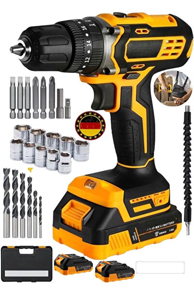 SCHUTZENGER Alman 589rF Çift Akü Titanyum Şanzuman Bakır Sargılı Çift Akülü Ş...