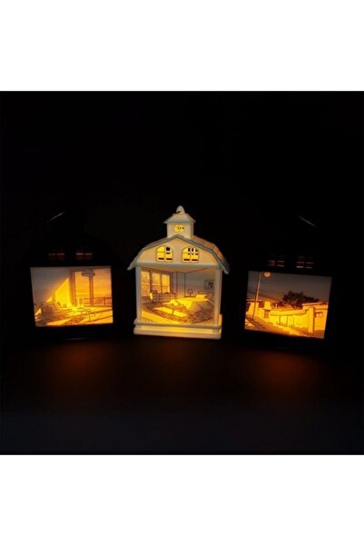 GİTTİGİTTİ Dekoratif Ev Manzaralı Led