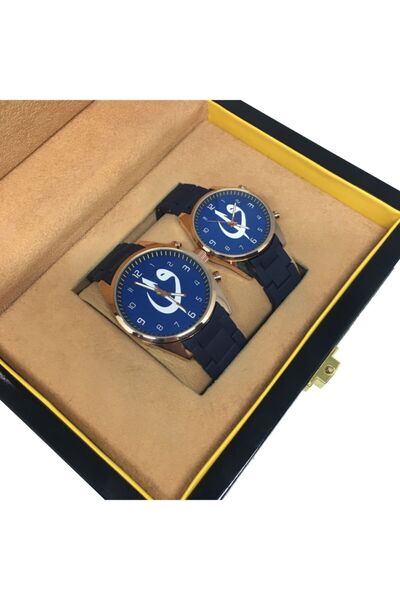 Kubbehan Sevgili Çift Kol Saati Elif Vav Doğum Günü Hediyesi