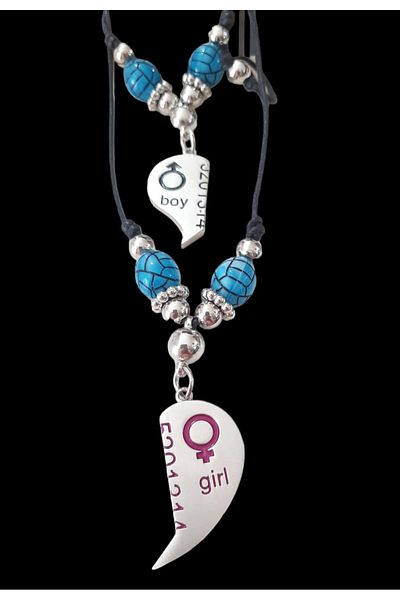 ÇEÇEN HOME 2-Piece Evil Eye Beaded Necklace Set