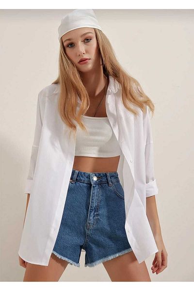 DEMOİSELLE Femei - Cămașă de bază oversize