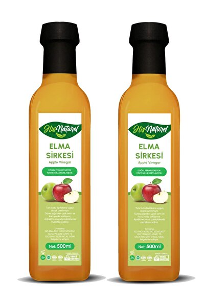 Genel Markalar Organik Yıllanmış Elma Sirkesi Doğal Fermantasyon 2'Li 500 ml.