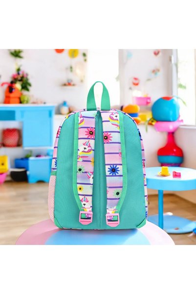 Shopiolog Anaokulu Kreş Günlük Kullanım Kız Çocuk Sırt Çantası Su Geçirmez Suluklu 2 Bölmeli Okul Öncesi