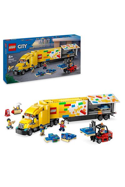 LEGO ® City Yellow Delivery Truck Toy 60440