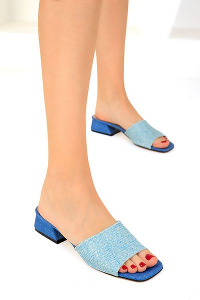 SOHO 19371 Modell Blue Denim Klassische Damenschuhe mit Absatz