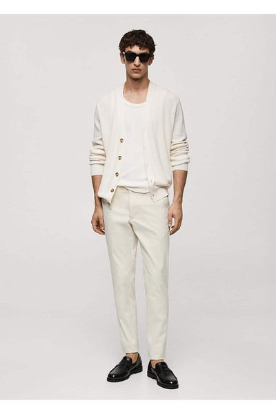 MANGO Man Slim Fit Serj Chino Trousers