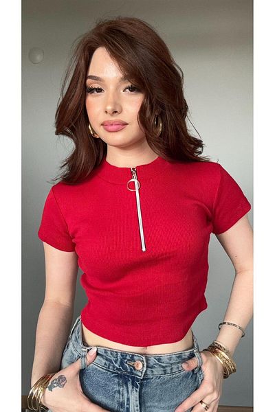 weywot Sphera - Corded Crop Blouse with Zip Detail